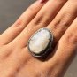 Oval Opal Gemstone Stunning Ring 925 Sterling Silver Unique Engagement Ring