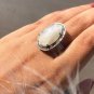 Oval Opal Gemstone Stunning Ring 925 Sterling Silver Unique Engagement Ring