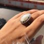 Oval Opal Gemstone Stunning Ring 925 Sterling Silver Unique Engagement Ring