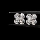 0.60ct Modified Lili Cut Lab Grown Diamond Antique Cut Lab Diamond For Earrings