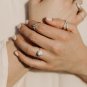 1 Ct Marquise Cut Simulated Ring Sterling Silver Anniversary Gift Ring For women