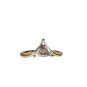 1.00Ct Trillion Cut Simulated Diamond Ring Beautiful Birthday Gift Ring For Her