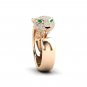 Diamond Panther Ring Jaguar Simulated Diamond Leopard Shape Ring For Men