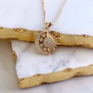Sun Moon Solar Eclipse Necklace Celestial Sunshine Stars Necklace Gift For Her