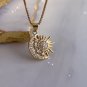 Sun Moon Solar Eclipse Necklace Celestial Sunshine Stars Necklace Gift For Her
