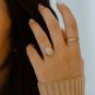 2.5CT Round & Baguette Cut Simulated Diamond Beautiful Ring Gift For Your Love