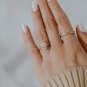 2.5CT Round & Baguette Cut Simulated Diamond Beautiful Ring Gift For Your Love
