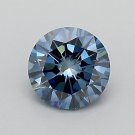 Fancy Deep Blue Color Round Cut Diamond VVS1 Clarity Loose Diamond Jewelry