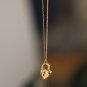 Mini Heart Lock Love Pendant Necklace 925 Silver Anniversary Gift For Necklace