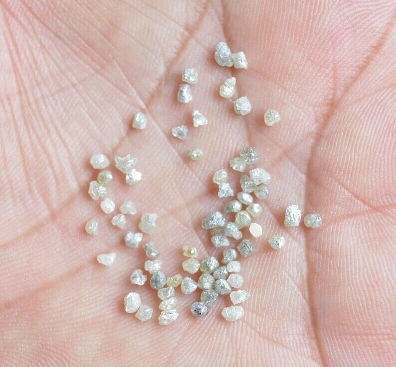 Natural White Grey Diamond Conflict Free Raw Diamond Loose Diamond Use For Ring