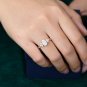 2.60Ct Oval Cut Moissanite Ring 925 Silver Engagement Ring Gift For Women