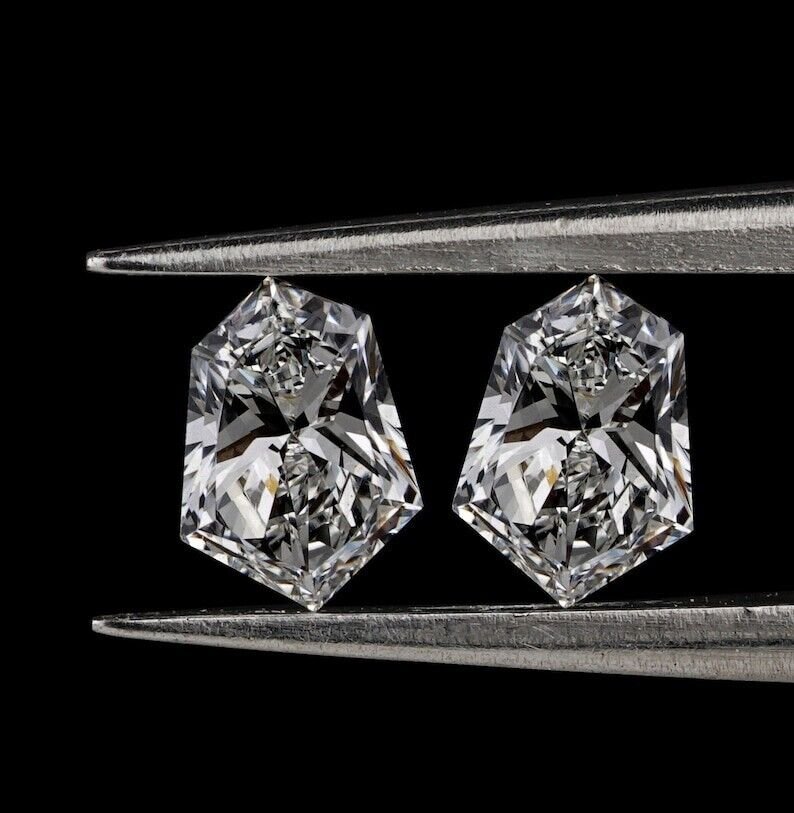 Modified Shield Cut Lab Grown Diamond Loose Diamond For Engagement Jewelry