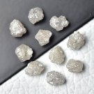 Grey & White Loose Rough Diamond Natural Raw Uncut Rough Diamond For Gift