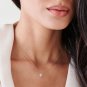 Baguette &Round Cut Simulated Diamond Pendant Promise Gift Necklace For Mom