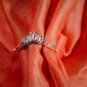 0.40ct Baguette & Round Cut Simulated Ring Anniversary Band Ring Gift For Women