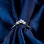 0.40ct Baguette & Round Cut Simulated Ring Anniversary Band Ring Gift For Women