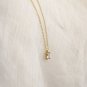 Solid Emerald Cut Simulated Diamond Necklace Anniversary Gift Necklace For Her