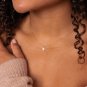 Solid Emerald Cut Simulated Diamond Necklace Anniversary Gift Necklace For Her