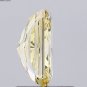 Fancy Intense Yellow Radiant Cut Lab Grown Diamond VVS2 Clarity Diamond For Ring