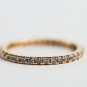 0.21ct Round Cut Natural Grey Diamond Ring Unique Promise Band Ring Gift For Her