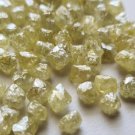 Rough Uncut Diamond Natural Smooth Yellow Diamond Earth Mined Loose Diamond Ring
