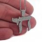 0.90ct Round Cut Simulated Hebrew Chai Pendant Birthday Gift Necklace For Her