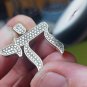 0.90ct Round Cut Simulated Hebrew Chai Pendant Birthday Gift Necklace For Her