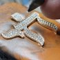 0.90ct Round Cut Simulated Hebrew Chai Pendant Birthday Gift Necklace For Her