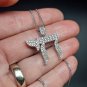 0.90ct Round Cut Simulated Hebrew Chai Pendant Birthday Gift Necklace For Her