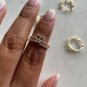 0.40Ct Heart Shape Simulated Diamond Ring Dainty Valentine Ring Gift For Her