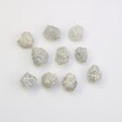 Natural Rough Uncut Diamond Grey Colour Raw Loose Diamond For Making Jewellery