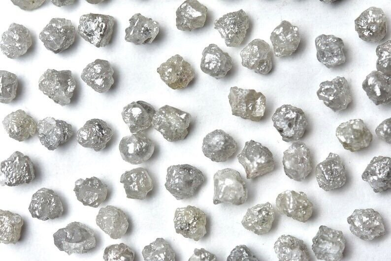 Gray Color Natural raw diamond Natural Loose Uncut Diamonds Making For Jewellery