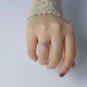 1.00ct Round Cut Moissanite 14K Gold Plated Ring Solitaire Wedding Ring For Her