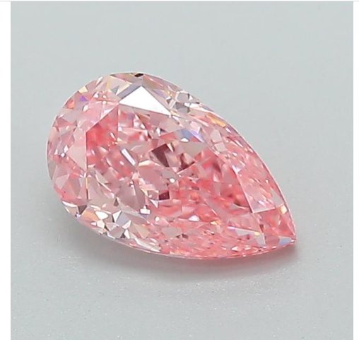 Brilliant Pear Cut Lab Grown Diamond VS1 Clarity Diamond For Use Jewellery