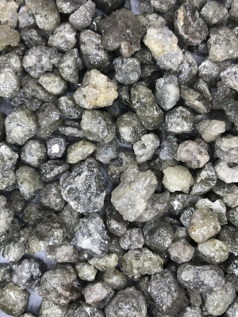 Natural Loose Rough Uncut Diamond African Mine Grey Color Diamonds For ...