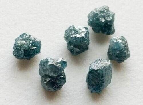 Blue Colour Raw Diamond Rough Diamond Uncut Loose Diamond For Making Jewellery