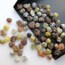 Natural Raw Diamonds Mixed Color Loose Uncut Rough Diamonds Use For Jewelry