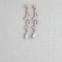 2.40Ct Marquise &Pear Simulated Leaf Earrings 925 Silver Wedding Earring For Her