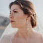 2.40Ct Marquise &Pear Simulated Leaf Earrings 925 Silver Wedding Earring For Her