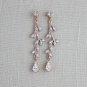 2.40Ct Marquise &Pear Simulated Leaf Earrings 925 Silver Wedding Earring For Her