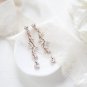 2.40Ct Marquise &Pear Simulated Leaf Earrings 925 Silver Wedding Earring For Her