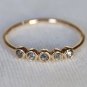 Natural Grey Round Cut Salt & Pepper Diamond Ring Promise Ring Gift For Her