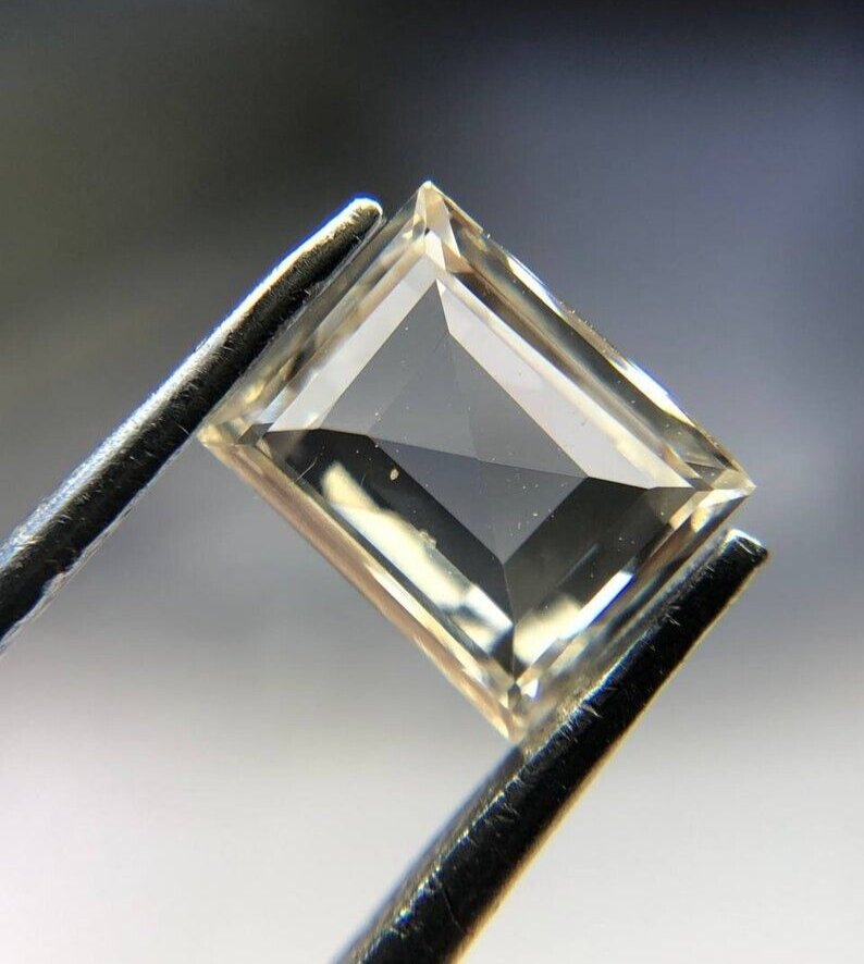 0.68 Emerald Cut Lab Grown Diamond Fancy Emerald Cut Lab Created CVD Diamonds