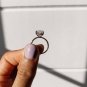 2.56Ct Oval Cut Simulated Diamond Ring Engagement Traditional Ring Gift For Her