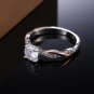 2.5ct Round Cut Simulated Diamond 14k Gold Plated Engagement Ring Gift For Women