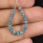 10pcs Natural Rough Diamond Beads Blue Colour Raw Diamond Drill For Use Bracelet
