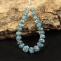 10pcs Natural Rough Diamond Beads Blue Colour Raw Diamond Drill For Use Bracelet