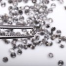 Natural Round Salt & Pepper Diamond Loose Earth Mined Diamond For Wedding Ring