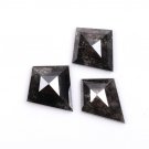 0.98ct Natural Kite Cut Diamond Salt & Pepper Rose Cut Loose Diamond For Jewelry