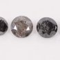 3.04Ct Natural Round Cut Diamond Salt & Pepper Loose Diamond For Making Jewelry